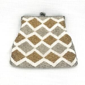 Vintage Beaded Sequin Party Clutches Hand Purse